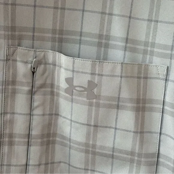 Under Armour Mens Drift Tide 2.0 Plaid Short-Sleeve T-Shirt - Picture 5 of 9